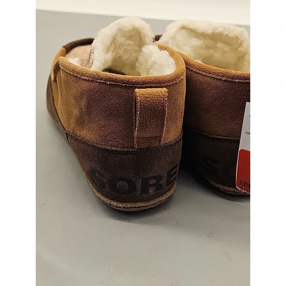 Sorel MANAWAN™ II Moc Tobacco ‎ Suede Slipper Mens Size 8 *NEW*